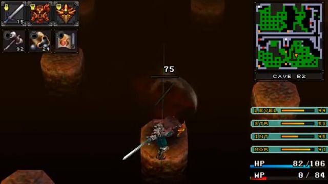 Brandish: The Dark Revenant (PSP) Cave B2 Walkthrough смотреть онлайн