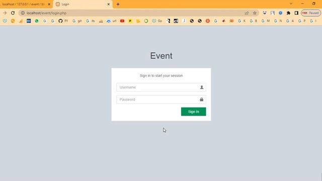 Event Booking System in PHP смотреть онлайн