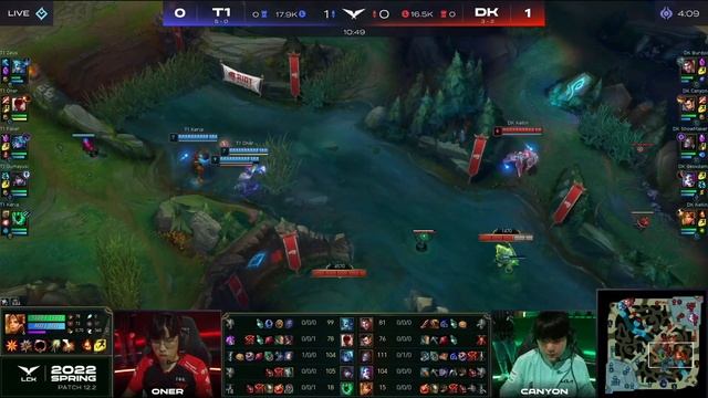 (ES) LCK Spring 2022: DWG KIA vs. T1 - Week 3 Game 2 | #LCKWatchParty смотреть онлайн