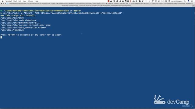 Ruby On Rails| Part 1 (6) | How to Install Homebrew on a Mac смотреть онлайн