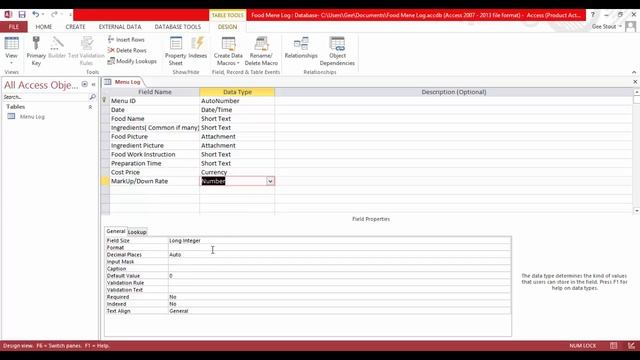 How to Create Resturant Menu Log Database Systems Using Ms Access смотреть онлайн