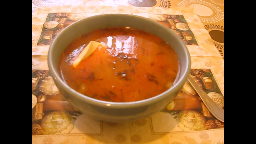 Рассольник с грибами 