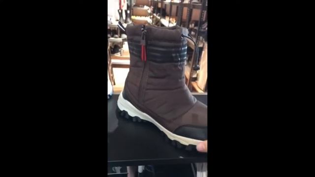 Сапоги дутики мужские Adidas коричневые