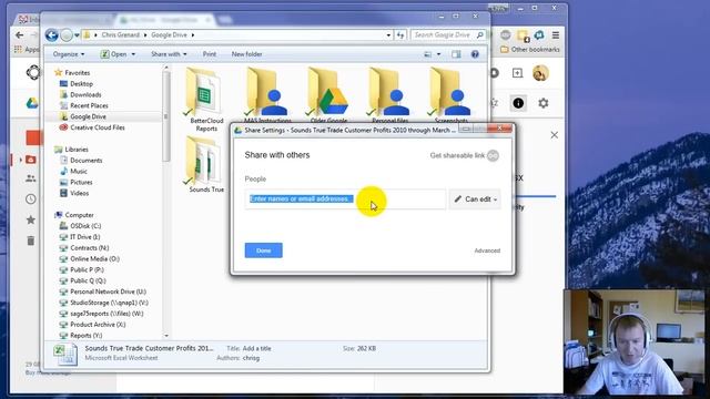 How to share Excel (or other!) files via Google Drive so everybody can edit them смотреть онлайн