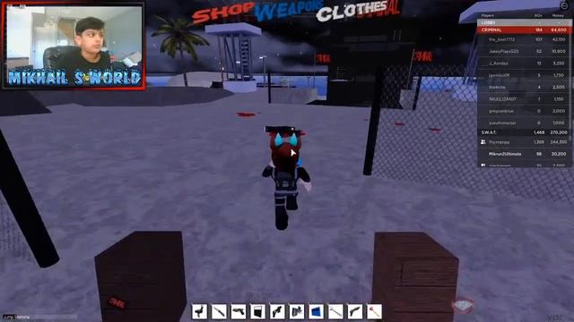 Mikhail's World- Roblox criminal vs swat смотреть онлайн