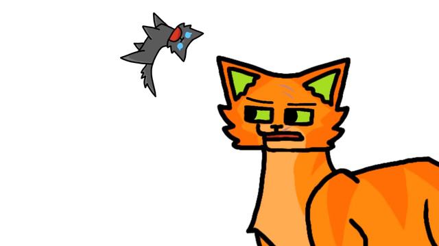 Маленькая такая бегает, орёт всё время (Коты-Воители) meme. Огнегрив и Пепелюшка. смотреть онлайн