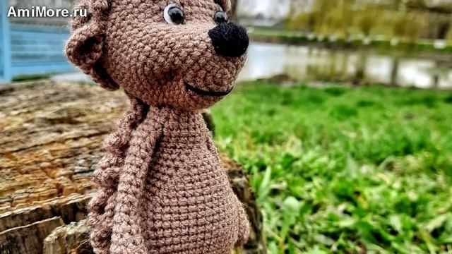 Амигуруми: схема Ёжик НЕколючий. Игрушки вязаные крючком - Free crochet patterns. смотреть онлайн