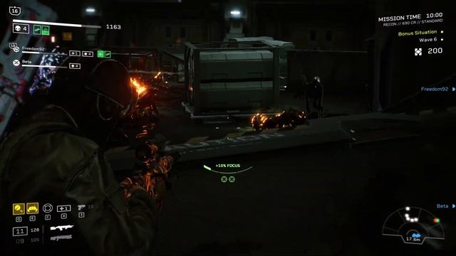 Horde Mode - Terminal Containment | Recon Rank 8 | 10 Waves | Aliens: Fireteam Elite смотреть онлайн