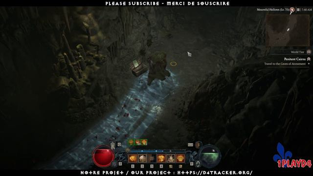 Diablo 4 - D4Tracker - Dungeon: Penitent Cairns (Death Wish Aspect) смотреть онлайн