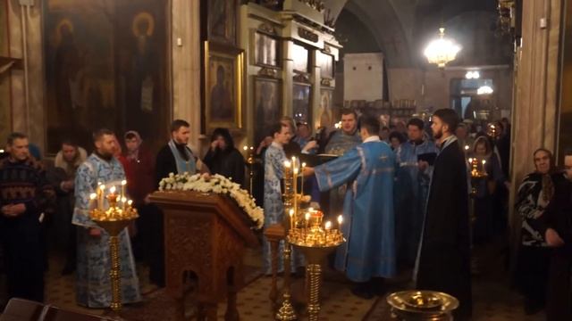 3 декабря. Всенощное бдение. Введение во храм Пресвятой Богородицы смотреть онлайн