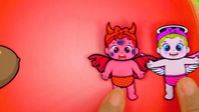 [?paper Diy?] Poor Vs Rich Rapunzel Mother And Daughter Family #Rapunzel Compilation 놀이 종이