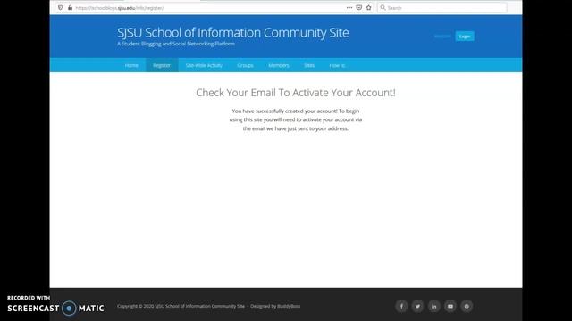 Setting Up Your SJSU iSchool WordPress Blog Account смотреть онлайн