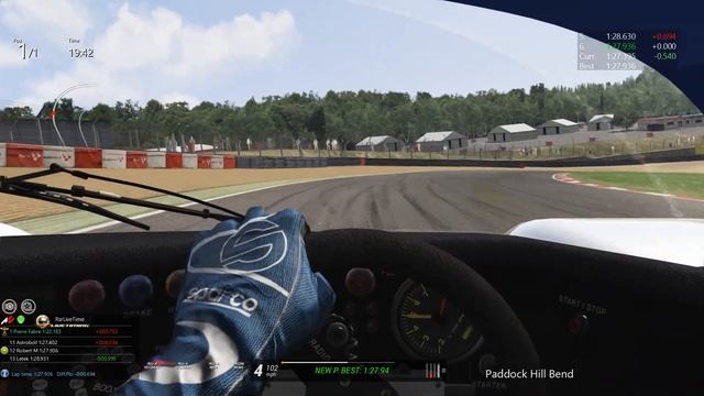 Assetto Corsa 1.11 hotlap - Brands Hatch GP - Porsche 962C LT смотреть онлайн