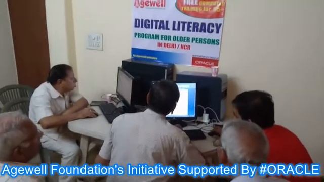Agewell Foundation Digital Literacy Program Supported By #ORACLE смотреть онлайн