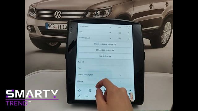 SMARTY Trend Tesla Style head unit overview for Mitsubishi Pajero IV (2006-2018) смотреть онлайн