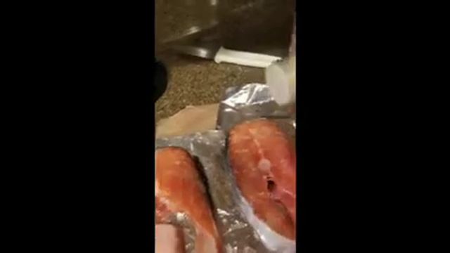 🐟Grilled Salmon Fish🍜 смотреть онлайн