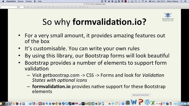 038 FormValidation UI An excellent framework for Bootstrap form validation смотреть онлайн