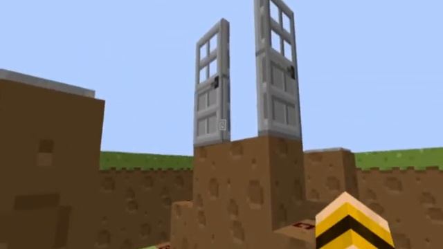 Simple Easy Two-Way Double-Door Tutorial - Minecraft смотреть онлайн