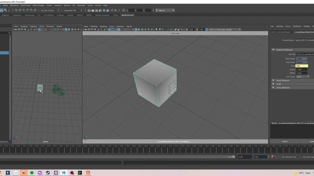 Alembic Cache Export and Import in Maya смотреть онлайн