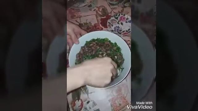 Салат из фасоли и кинзы! / Bean And Cilantro Salad!