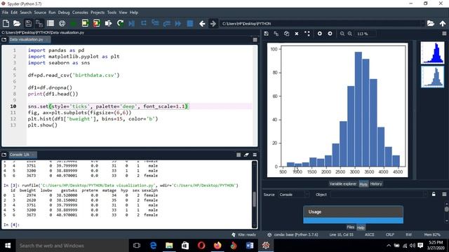 How to Create Histogram, Scatter Plot and Box Plot in Python смотреть онлайн