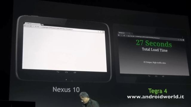 nVidia Tegra 4, demo navigazione web (vs Nexus 10) - CES 2013 смотреть онлайн