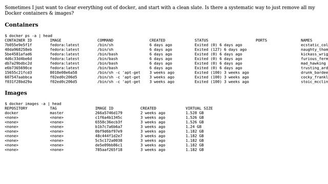 How can I remove all my docker images? смотреть онлайн