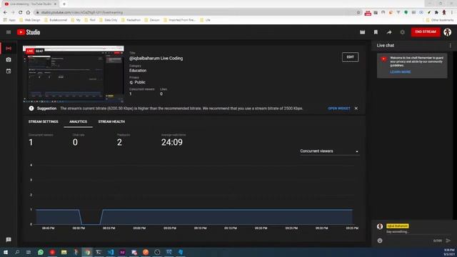 @iqbalbaharum Live Coding смотреть онлайн