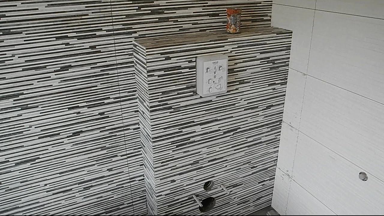 Как укладывать угловые подрезки плитки в ванной комнате смотреть онлайн