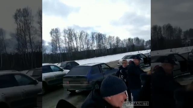 лось собрал пробку около Сенгилея смотреть онлайн