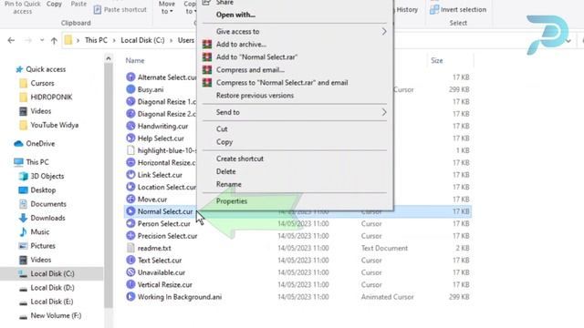 CARA MEMBUAT WARNA PADA KURSOR || WINDOWS 10 смотреть онлайн