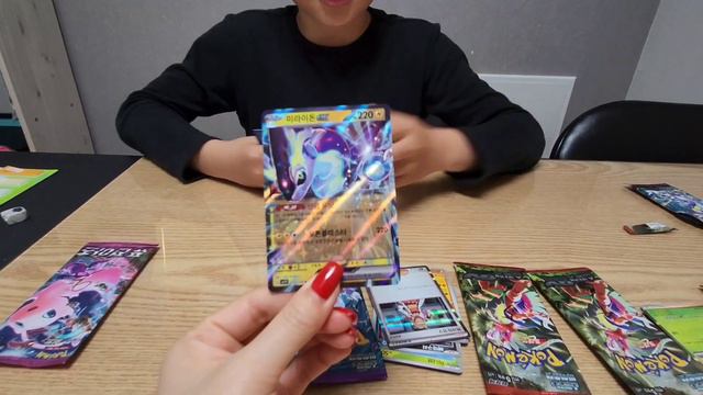 Открываем покемон карты! 포켓몬 카드를 까고 있습니다! #pokemon #pokemoncards #pokemoncard #покемоны