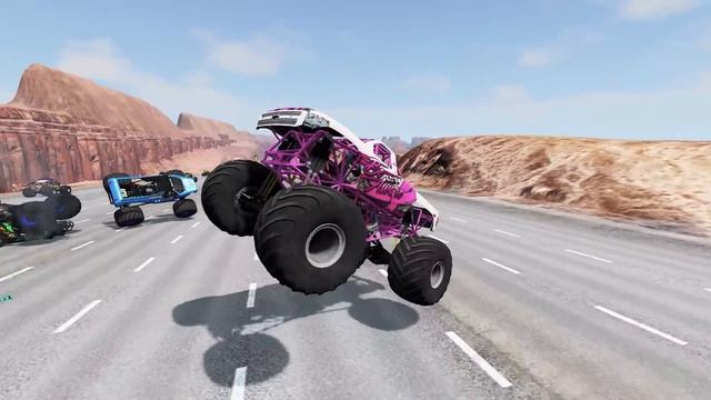 Monster Truck Racing Crashes & Destruction смотреть онлайн