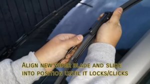 Citroen C4 Grand Picasso mk2 2014-2020 front wiper blade replacement change