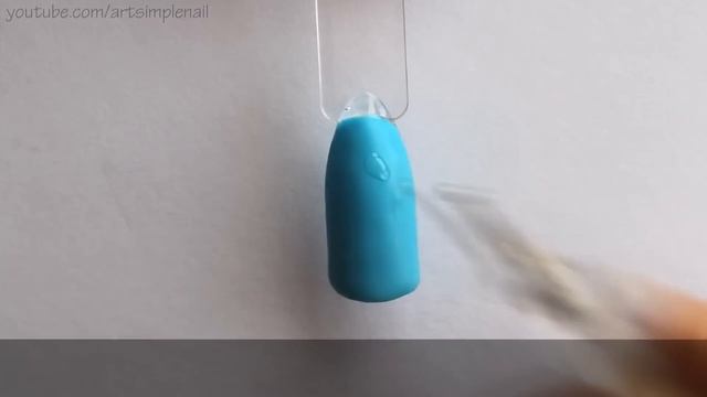 Глянцево-матовый маникюр гель-лаком "Капли" дотсом | Matte Nail Art Tutorials: Water Drops смотреть онлайн