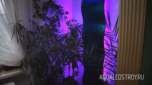 Водопад по изогнутому зеркалу в квартире смотреть онлайн