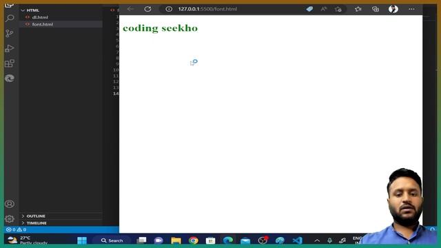 26. Font tag in HTML By Rameshkumar Yadav | How to change color, size, and face in HTML? смотреть онлайн