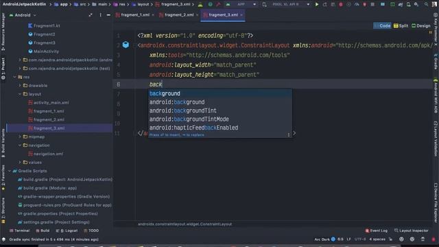 Android Jetpack Architecture Part2: Navigation Component Kotlin | Android Studio Tutorial смотреть онлайн
