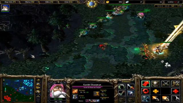 DotA 6.83d - Sniper Beyond GODLIKE #2 смотреть онлайн
