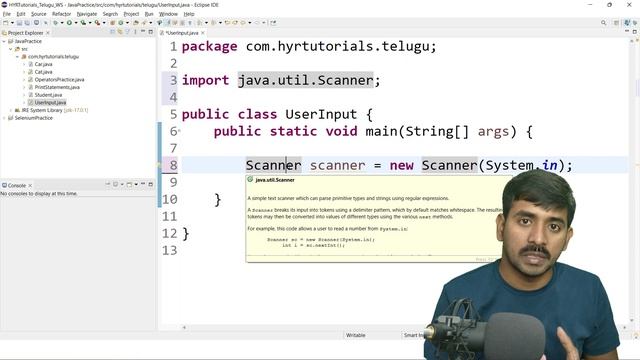 P18 - How to get the user input from console | Core Java | Java Programming | смотреть онлайн