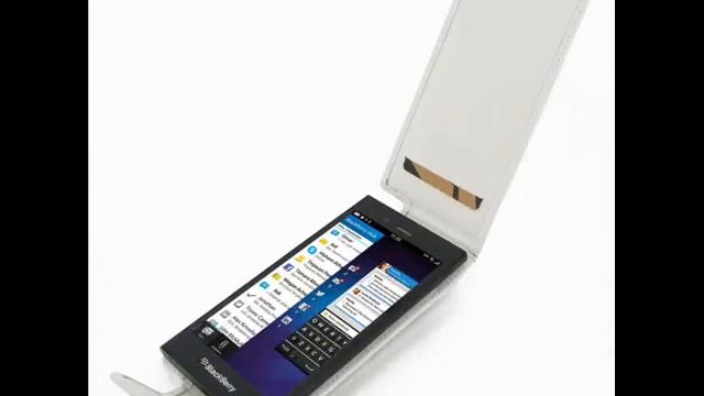 PDair BlackBerry BB Z3 Leather Flip Case (White) смотреть онлайн