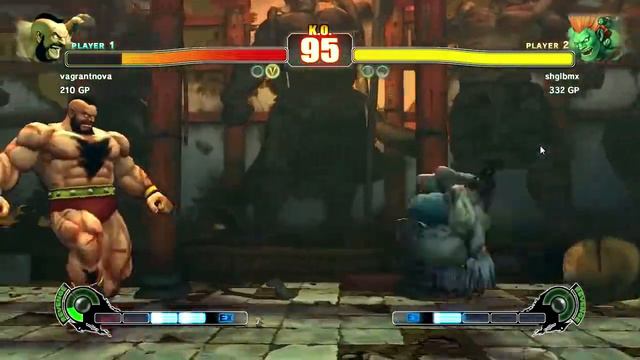 Street Fighter IV: vagrantnova (Zangief) vs. shglbmx (Blanka) смотреть онлайн