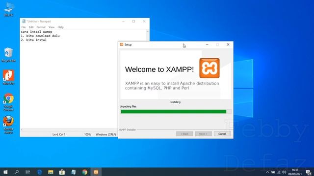 Instal xampp dan coba PHP 8 pertama (pemula, dasar) part 1 смотреть онлайн