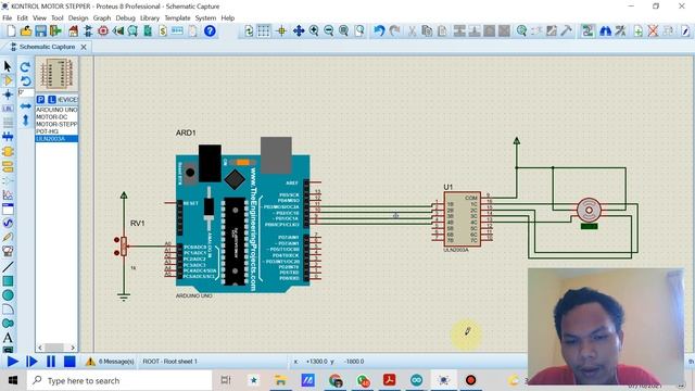 SIMULASI PROJEK KONTROL MOTOR STEPPER DENGAN PROTEUS смотреть онлайн