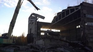 Снос здания в Санкт-Петербурге
