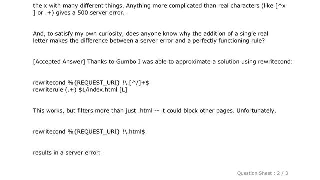 HTML : Rewriteengine in .htaccess to catch files not ending in html смотреть онлайн