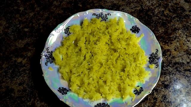 Вкусный салат. Салат "Невеста". смотреть онлайн