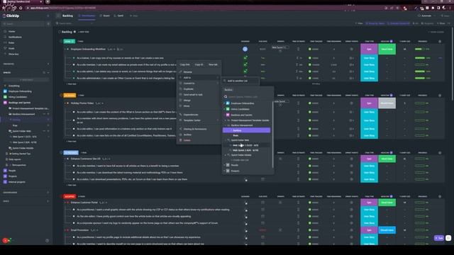 ClickUp: time, sprints, statuses and reports смотреть онлайн
