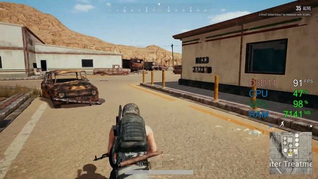 GeForce GTX 960 -- Intel Core i5-8400 -- PUBG FPS Test Miramar AA & Textures Ultra смотреть онлайн