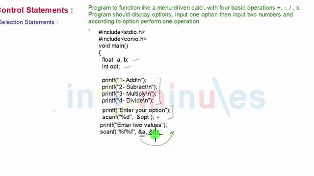 Program of Menu driven Calculator with switch case statement смотреть онлайн